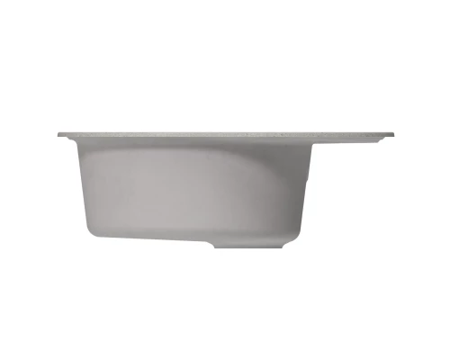 Мойка MIXLINE ML-GM17 овальная с крылом  серая (310) 580*470*180мм NEW (551940)