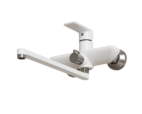 Смеситель для ванны и раковины 35k MIXLINE ML33-02 "City White" (552275)