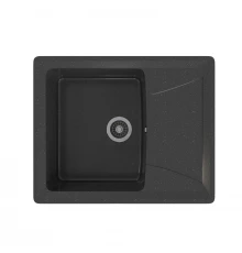 Мойка MIXLINE ML-GMS03 СТАНДАРТ с крылом, черный, 605*490*190мм (551101)