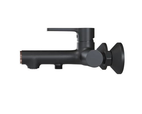 Смеситель для ванны 35k MIXLINE ML23-01 "Round Black" (550748)