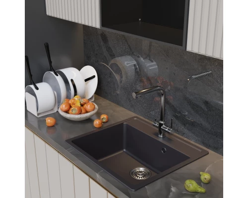 Мойка MIXLINE ML-GM15 шоколад, 560*500*180мм NEW (551923)