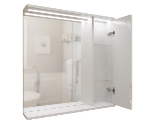 Шкаф навесной MIXLINE "Лайн-70" правый с подсветкой (700*700*146) (553017)