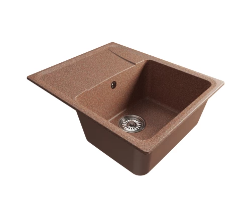 Мойка MIXLINE ML-GM26 с крылом  терракотовая (307) 580*470*190мм NEW (552075)