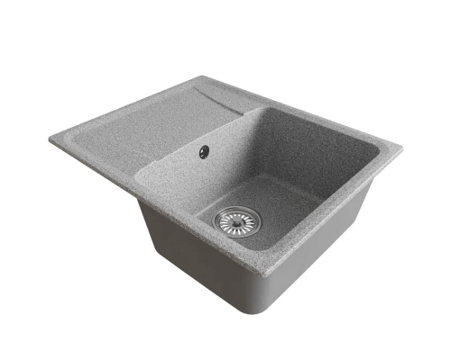 Мойка MIXLINE ML-GM26 С КРЫЛОМ, ТЕМНО-СЕРАЯ (309), 580*470*190ММ (552078)