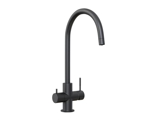 Смеситель для кухни 35k MIXLINE MLSS-03202 черный подкл.к фильтру (543623)