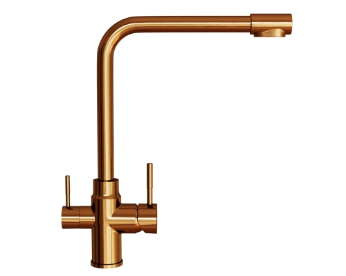 Смеситель для кухни 35k MIXLINE MLSS-0320BR подкл.к фильтру, БРОНЗА (553822)