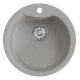 Мойкa MIXLINE ML-GM12 круглая  серая (310) 480мм (глуб. чаши 210) NEW (551835)