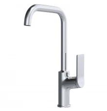 Смеситель для кухни 35k MIXLINE ML24-032 "Unito" высокий излив боковая ручка (550753)