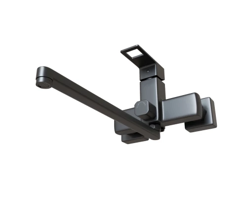 Смеситель для ванны и раковины 35k MIXLINE ML34-02 "Solo Black" (553197)