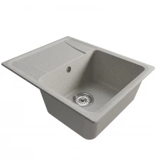 Мойка MIXLINE ML-GM26 С КРЫЛОМ, СЕРАЯ (310), 580*470*190ММ (552079)