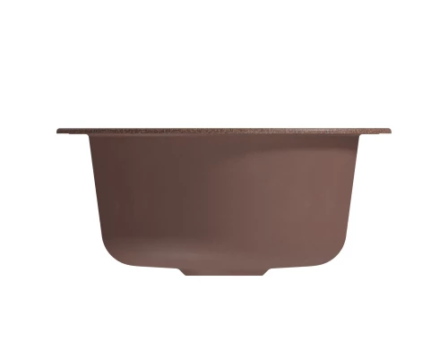 Мойкa MIXLINE ML-GM13 круглая  терракотовая (307) 495мм (глуб. чаши 200) NEW (551889)