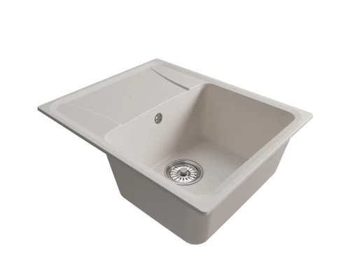 Мойка MIXLINE ML-GM26 с крылом  белая (331) 580*470*190мм NEW (552082)