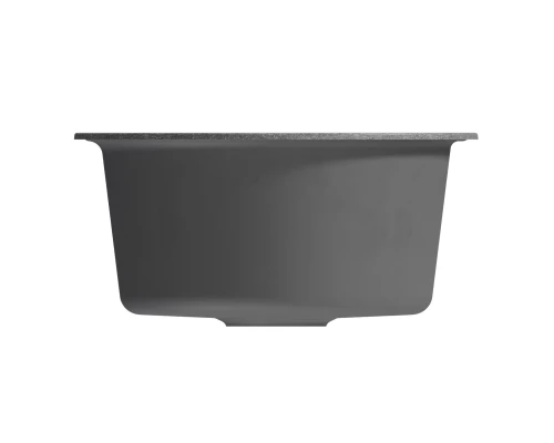 Мойкa MIXLINE ML-GM12 круглая  графит (342) 480мм (глуб. чаши 210) NEW (551839)