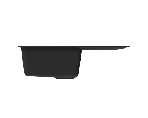 Мойка MIXLINE ML-GM19 с крылом  ультра-черная (344) 750*500*200мм NEW (551990)