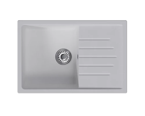 Мойка MIXLINE ML-GM19 с крылом  ультра-белая (341) 750*500*200мм NEW (551987)