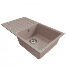 Мойка MIXLINE ML-GM20 с крылом  песочная (302) 830*480*190мм NEW (551998)