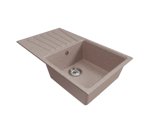 Мойка MIXLINE ML-GM20 с крылом  песочная (302) 830*480*190мм NEW (551998)