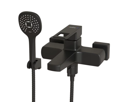 Смеситель для ванны 35k MIXLINE ML34-01 "Solo Black" (553195)