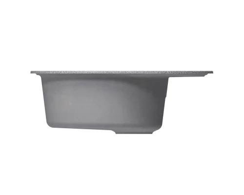 Мойка MIXLINE ML-GM17 овальная с крылом  темно-серая (309) 580*470*180мм NEW (551939)