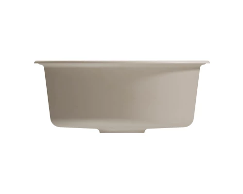 Мойкa MIXLINE ML-GM09 круглая  белая (331) 510 мм (глуб. чаши 190) NEW (551801)