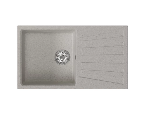 Мойка MIXLINE ML-GM20 с крылом, серая (310), 830*480*190мм NEW (552002)