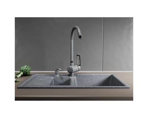 Дозатор для жидкого моющего средства MIXLINE темно-серый (541478)