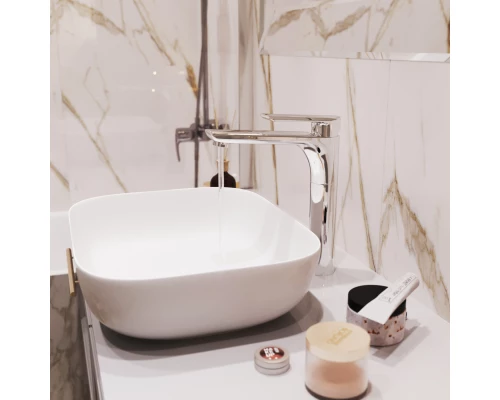 Смеситель для раковины 35k MIXLINE ML29-042 "Comfort" высокий излив (550771)