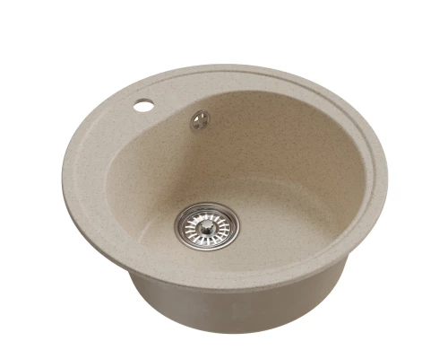 Мойкa MIXLINE круглая бежевая D500мм ML-GM11 (551824)