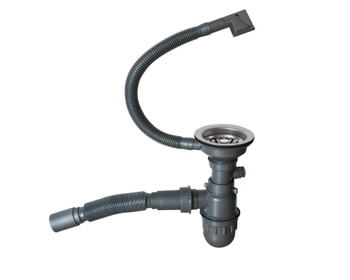 Мойка MIXLINE подстольный монтаж 45х45 (3,0) вып 3 1/2, 20см с сифоном сатин PRO (547225)