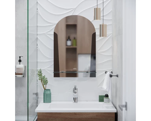 Зеркало MIXLINE "Эхо" 390*580 с полкой (552617)