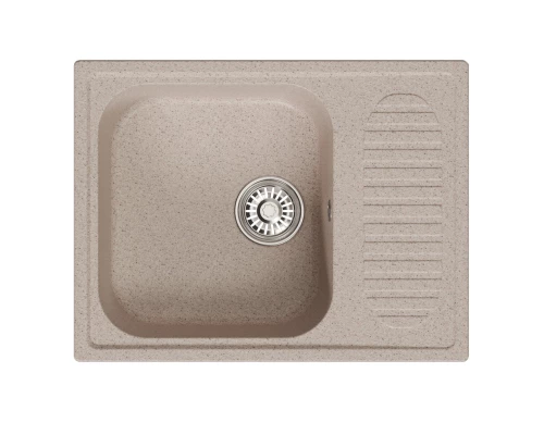 Мойка MIXLINE ML-GM18 с крылом  песочная (302) 640*490*190мм NEW (551968)