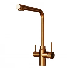 Смеситель для кухни 35k MIXLINE MLSS-0320BR подкл.к фильтру, БРОНЗА (553822)