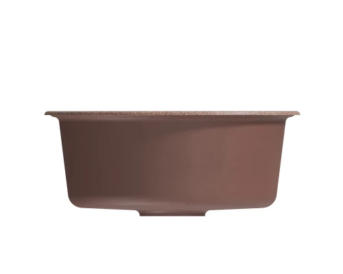 Мойкa MIXLINE ML-GM09 круглая  терракотовая (307) 510 мм (глуб. чаши 190) NEW (551794)