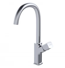 Смеситель для кухни 25k MIXLINE ML27-032 "Primo" высокий излив боковая ручка (550766)