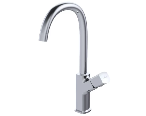 Смеситель для кухни 25k MIXLINE ML27-032 "Primo" высокий излив боковая ручка (550766)