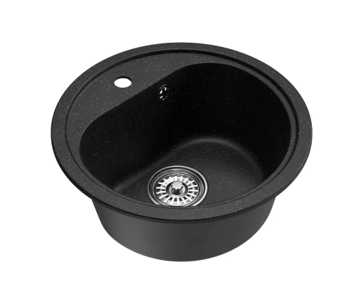 Мойкa MIXLINE круглая черная 440мм (551809)