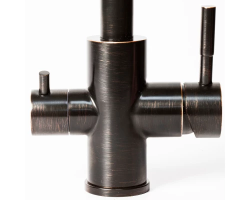 Смеситель для кухни 35k MIXLINE MLSS-03202 бронза подкл.к фильтру (543622)