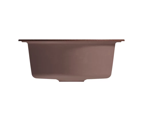 Мойкa MIXLINE ML-GM11 круглая  терракотовая (307) 500мм (глуб. чаши 180) NEW (551820)