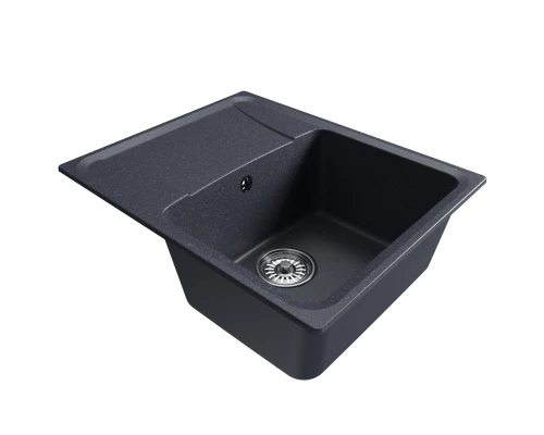 Мойка MIXLINE ML-GM26 с крылом  антрацит (343) 580*470*190мм NEW (552086)