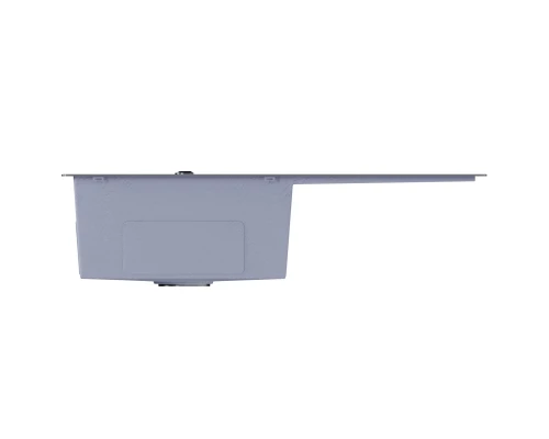 Кухонная мойка 78х50  лев. вып 3 1/2  MIXLINE PRO 20см с сифоном черный графит (552922)