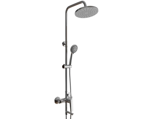 Душевая система MIXLINE ML2429 излив лейка 3 позиции + лейка "Тропический душ" хром (550775)