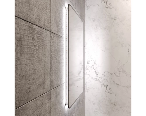 Зеркало MIXLINE "Инканто" 600*700 (ШВ) бесконтактный сенсор, светодиодная подсветка,черная окантовка (553343)