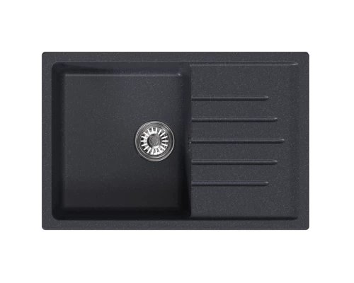 Мойка MIXLINE ML-GM19 с крылом  антрацит  (343) 750*500*200мм NEW (551989)