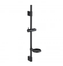 Штанга OLIVE'S для душа с мыльницей черный (BD01B)