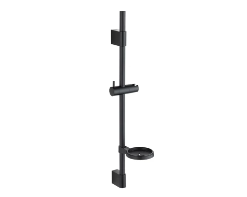 Штанга OLIVE'S для душа с мыльницей черный (BD01B)