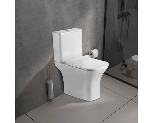 Унитаз-компакт OLIVE'S белый, сиденье дюропласт PORTO (PR31126DP)