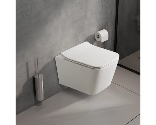 Унитаз OLIVE'S подвесной, белый, сиденье дюропласт PORTO (PR30116DP)