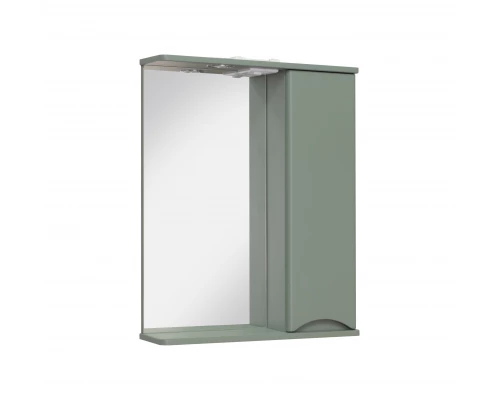 Зеркальный шкаф Runo правый цемент Афина 60 (00-00001207)