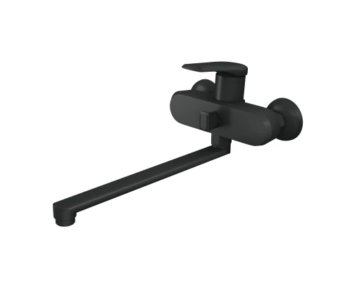 Смеситель для ванны с длинным поворотным изливом RUSH Nevis (NE1735-51Black)