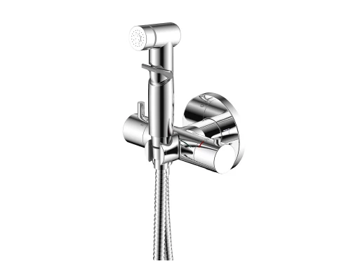 Смеситель Rossinka X термостатический с гигиеническим душем, встраиваемый (X25-58)